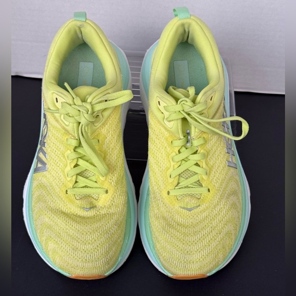 HOKA Gaviota 5 Running Shoes Womens Size  8 Yellow Lime Cushioned Stability Road - Picture 3 of 11